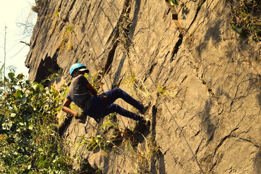 Rappelling Activity in Rishikesh